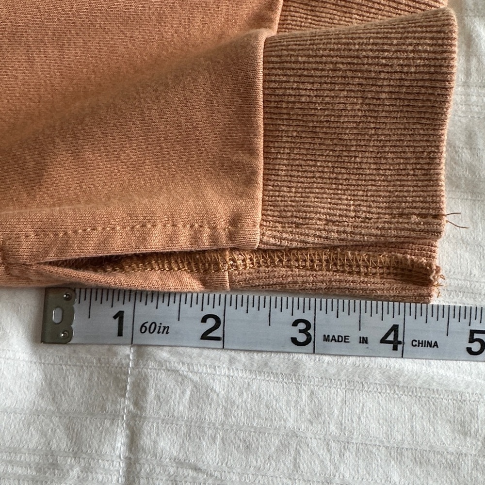 POL Women's Embroidered Design Faded Orange Brown Sweatshirt Size Large - Picture 11 of 11